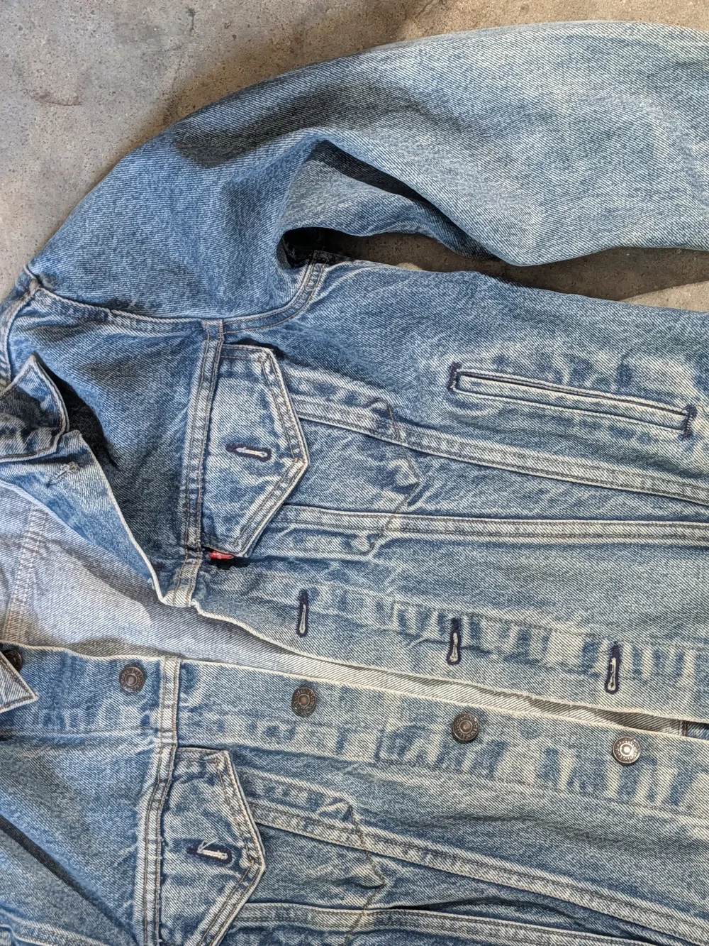 Vintage 1980s Levi's Denim Trucker Jacket Type III USA